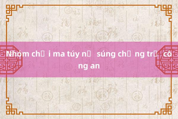 Nhóm chơi ma túy nổ súng chống trả công an