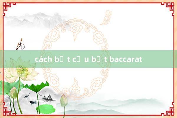 cách bắt cầu bệt baccarat